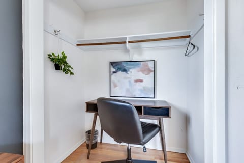 Dedicated workspace in bedroom 2