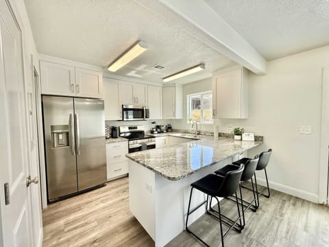 The fully appointed kitchen with plenty of counter space makes whipping up your favorite meals easy and convenient