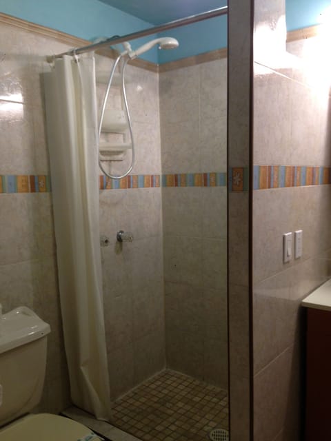 Basic Single Room, 1 King Bed | Bathroom | Shower, free toiletries, towels