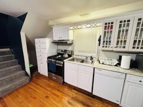 Spacious kitchen for cooking and gathering.