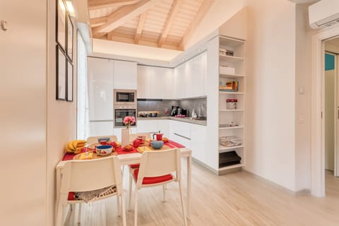 Kitchen and dining area