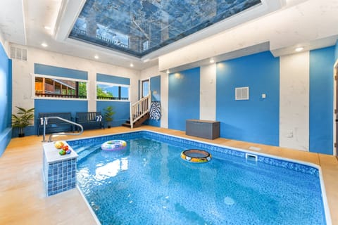 Heated indoor pool, perfect for swimming no matter the season.