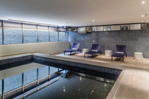 Indoor pool, a heated pool