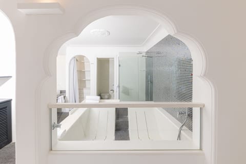 Exclusive Suite, 2 Bedrooms, Sea View | Bathroom | Free toiletries, hair dryer, slippers, towels