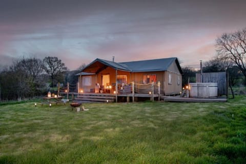 Sunset at Nuthatch in Kittisford Barton in Somerset