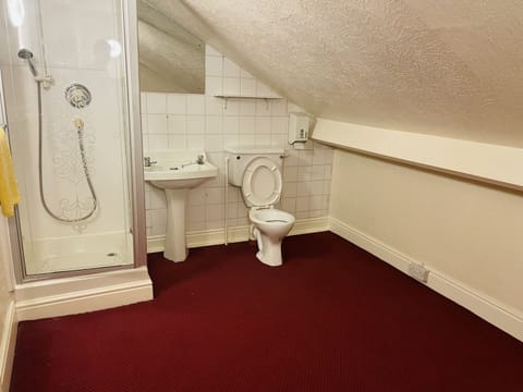 Classic Single Room | Bathroom | Hair dryer, towels, shampoo, toilet paper