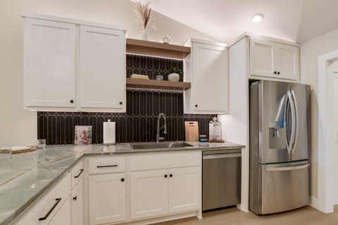 Luxurious kitchen with high end finishes