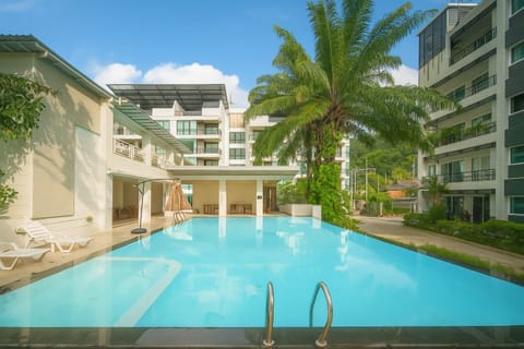 Big swimming pool for endless fun and relaxation.