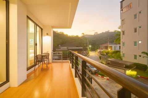 Big, sunlit balcony for peaceful mornings and relaxing evenings.