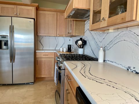 Fully stocked kitchen