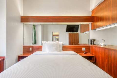 Premium Room, 1 Queen Bed, Accessible | 1 bedroom, desk, iron/ironing board, free WiFi