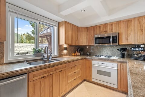 Fully-equipped kitchen.