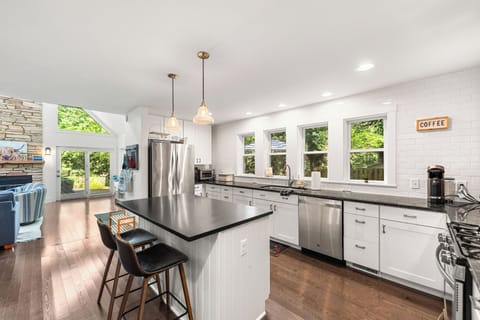 From coffee bar to culinary magic—this space has it all.