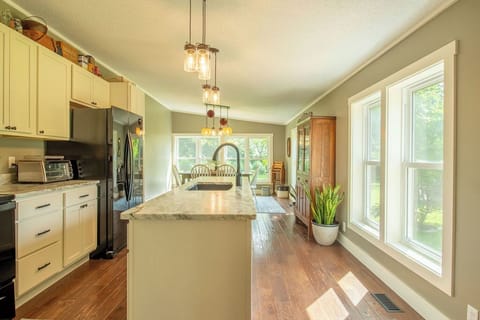 Spacious Kitchen with Additional Dining Table