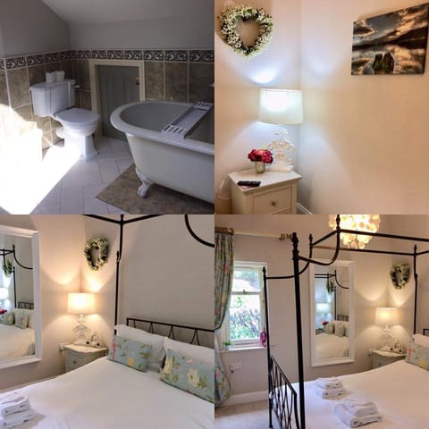 Comfort Double or Twin Room (Large) | Hypo-allergenic bedding, Select Comfort beds, desk, blackout drapes