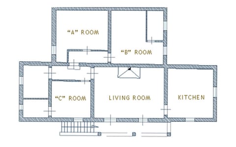 Traditional Apartment, 3 Bedrooms (Sodi) | Floor plan