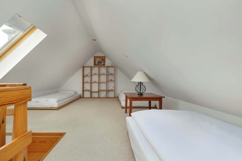 Thanks to the mezzanine in the studio, we have a place where we can go and calm down after an interesting day.