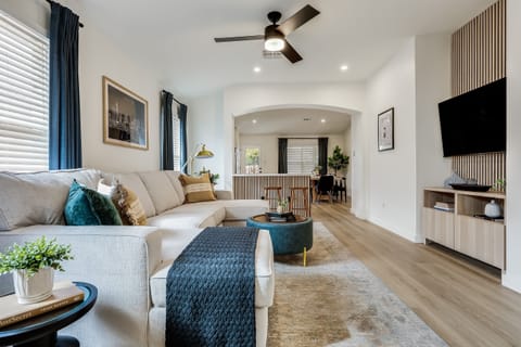 Bright and sun filled, our home was recently remodeled and  professionally furnished with all new floors, kitchen, and bathrooms with your long-term stay in mind.