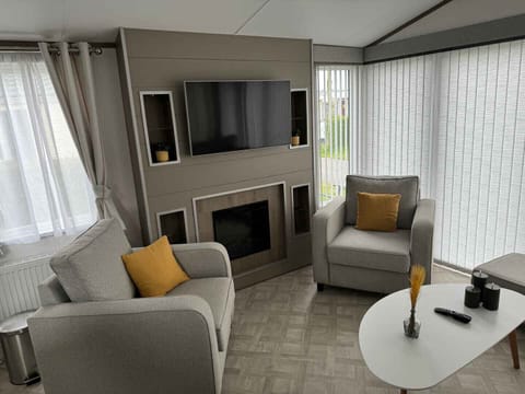 Living room of Holiday Park Klein Strand - Luxury Chalet 4p