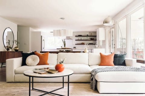 Upstairs living area