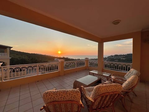 Sunset from the terrasse