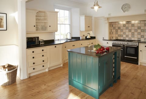 Ground floor spacious and well-equipped open-plan kitchen