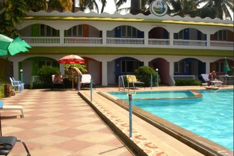 Outdoor pool, open 8:00 AM to 8:00 PM, sun loungers