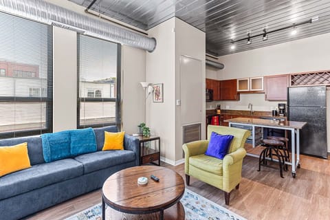 Spacious and open concept living area