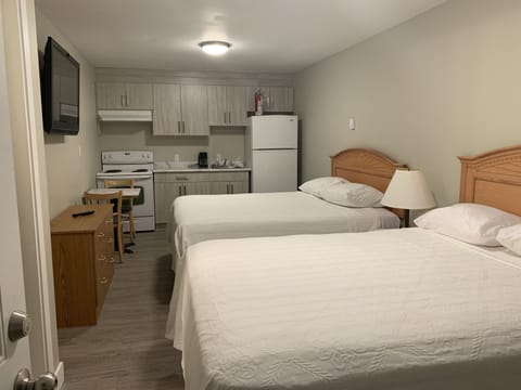 Standard Room, 2 Queen Beds | Free rollaway beds, free WiFi