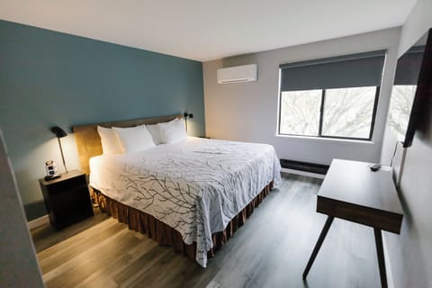 Suite, 1 King Bed | Laptop workspace, iron/ironing board, free WiFi, bed sheets