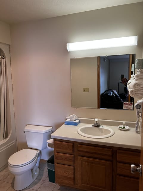 Apartment | Bathroom | Combined shower/tub, free toiletries, hair dryer, towels