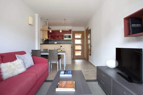 Standard Apartment, 1 Bedroom | Living area | 27-inch flat-screen TV with satellite channels, TV