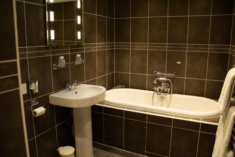 Deluxe Queen Room | Bathroom | Free toiletries, towels