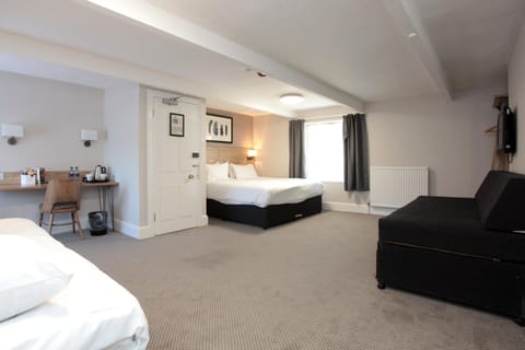 Family Room | Premium bedding, iron/ironing board, free WiFi, bed sheets