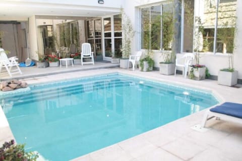 Indoor pool, seasonal outdoor pool