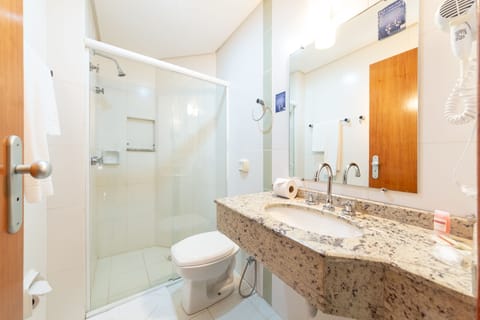 Premium Double Room | Bathroom | Shower, free toiletries, hair dryer, towels