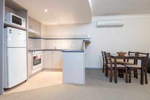 One Bedroom Accessible Apartment | Private kitchen | Fridge, coffee/tea maker