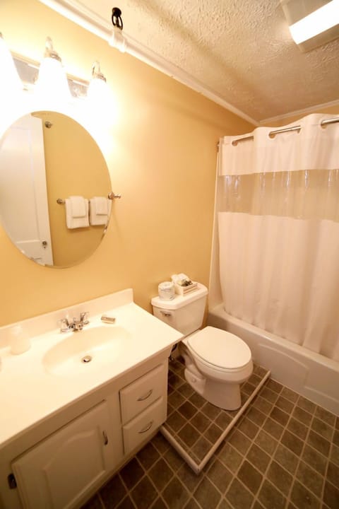 Room (Jefferson) | Bathroom | Shower, designer toiletries, hair dryer, towels