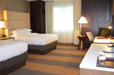 Room, 2 Queen Beds (Larger) | Premium bedding, in-room safe, desk, blackout drapes