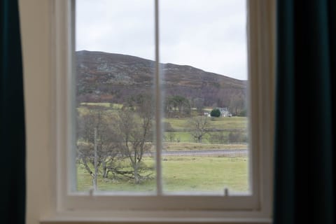 Suidhe Lodge window view from bathroom