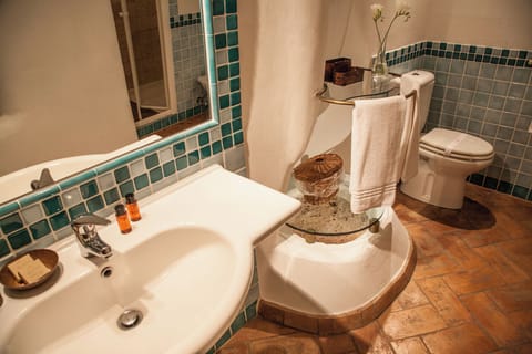 Free toiletries, hair dryer, bidet, towels