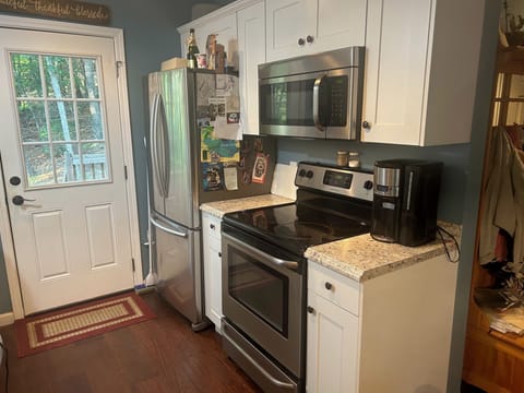 Galley style kitchen