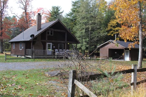 Sunburst Locust Cabin in Fall