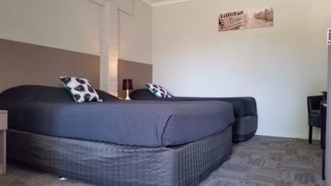 Twin Room | Desk, blackout drapes, iron/ironing board, free WiFi