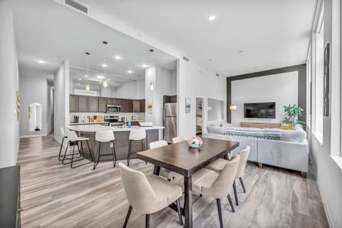 Neoclassical dining area