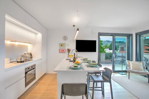 Kitchen and dining area