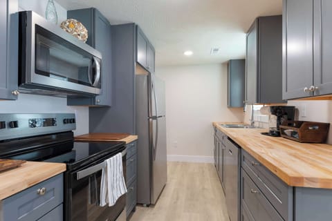 Kitchen stocked with all cooking essentials