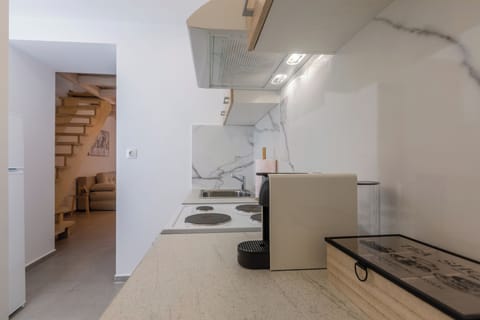 Classic Apartment, Kitchen, Courtyard Area | Private kitchen