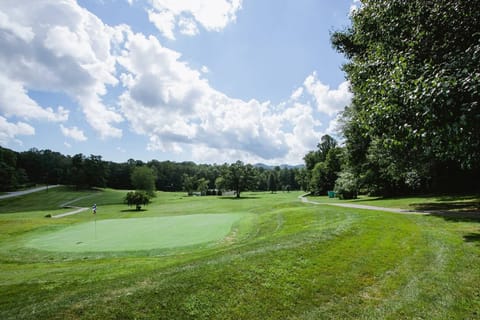 The Black Mountain Golf Course is a 5-minute walk from the home.