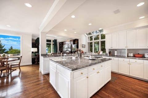 Spacious island with premium appliances, and seamless flow to dining area.